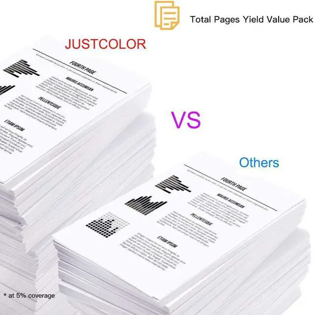 Alt view image 2 of 6 - JUSTCOLOR Compatible Toner Cartridge Replacement for Brother TN210 TN-210 for Brother HL-3040CN HL-3070CW HL-3075CW MFC-9010CN MFC-9320CW MFC-9325CW DCP-9010CN (Black,Cyan,Magenta,Yellow, 4-Pack)