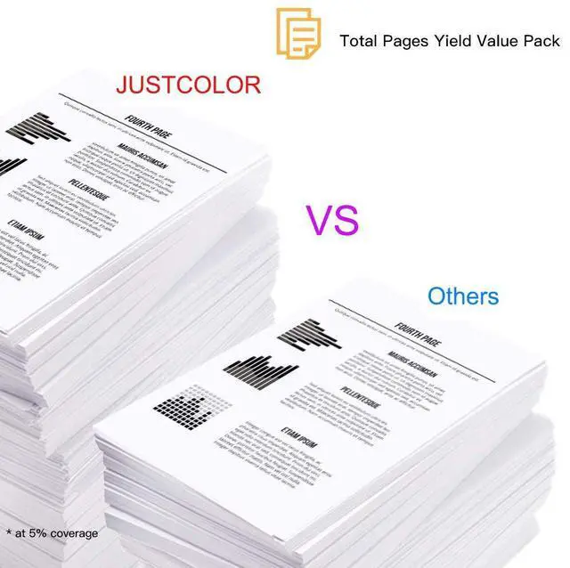 Alt view image 2 of 7 - JUSTCOLOR Compatible Toner Cartridge Replacement for HP 212X 212A W2120X W2120A for HP Color Enterprise M555dn M554dn M555x MFP M578f M578dn Flow MFP M578c M578z Printer (Black Cyan Yellow Magenta)