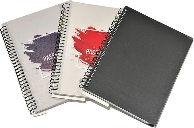 Alt view image 4 of 12 - Password Book Small Black
