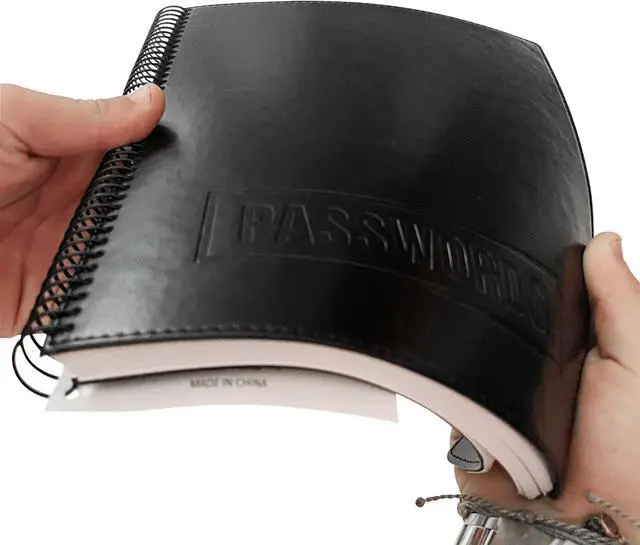 Alt view image 5 of 12 - Faux Leather Executive Password Book