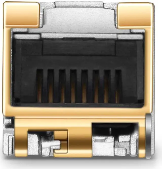 Alt view image 5 of 5 - QSFPTEK 10G SFP+ RJ45 Copper Module Transceiver 10GBASE-T for Cisco SFP-10G-T-S, Ubiquiti UF-RJ45-10G, Netgear, other Open Switches, Reach 30m