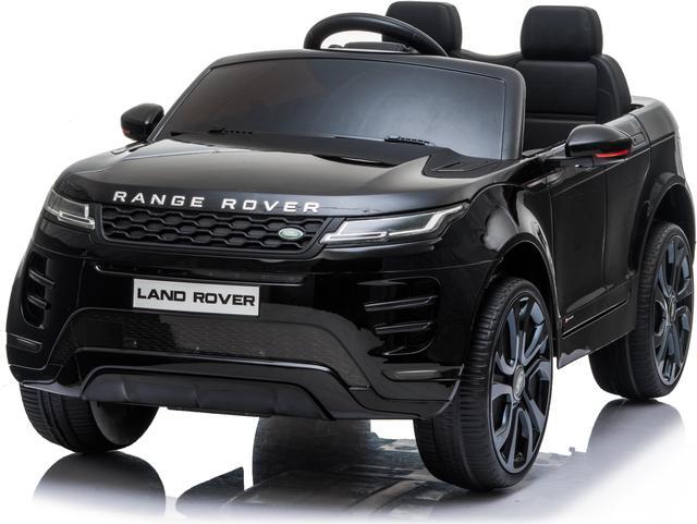 Alt view image 3 of 7 - Kids Outdoor Toys  12V Electric Car with RC Ride On Cars with Open Doors, Leather Seat, Suspension Wheels, MP4 Screen, Black, Americas Toys Compatible with Land Rover
