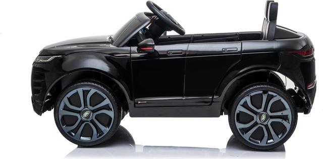 Alt view image 4 of 7 - Kids Outdoor Toys  12V Electric Car with RC Ride On Cars with Open Doors, Leather Seat, Suspension Wheels, MP4 Screen, Black, Americas Toys Compatible with Land Rover