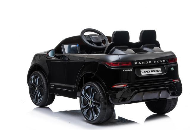 Alt view image 5 of 7 - Kids Outdoor Toys  12V Electric Car with RC Ride On Cars with Open Doors, Leather Seat, Suspension Wheels, MP4 Screen, Black, Americas Toys Compatible with Land Rover