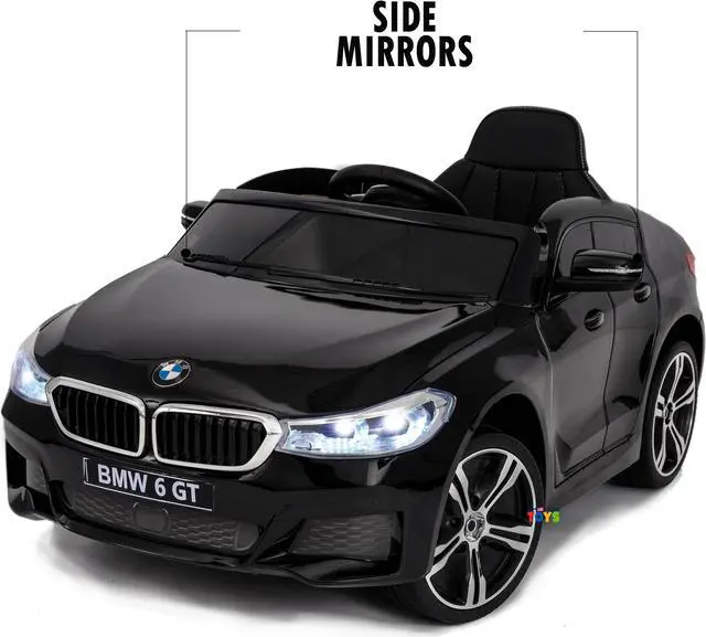 Alt view image 2 of 7 - Americas Toys Licensed 12V Battery Powered Ride On Car - Ride On Toys with Remote Control, MP3, Suspension System High/Low Speed Power Display Start Button, Black Compatible with BMW