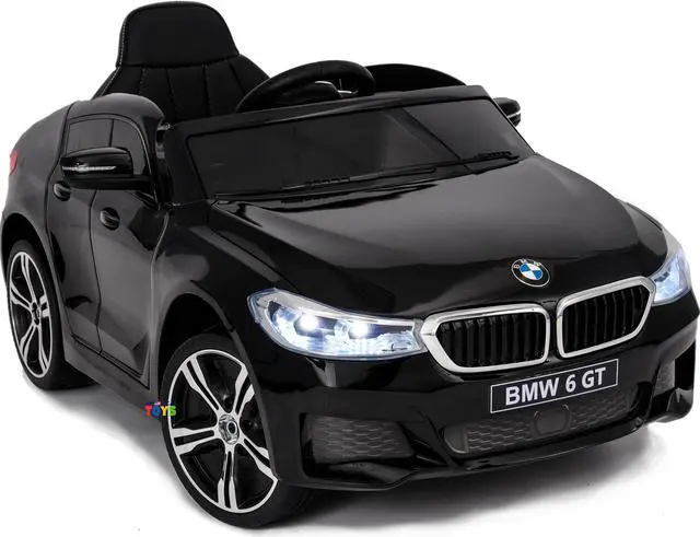 Main image of Americas Toys Licensed 12V Battery Powered Ride On Car - Ride On Toys with Remote Control, MP3, Suspension System High/Low Speed Power Display Start Button, Black Compatible with BMW