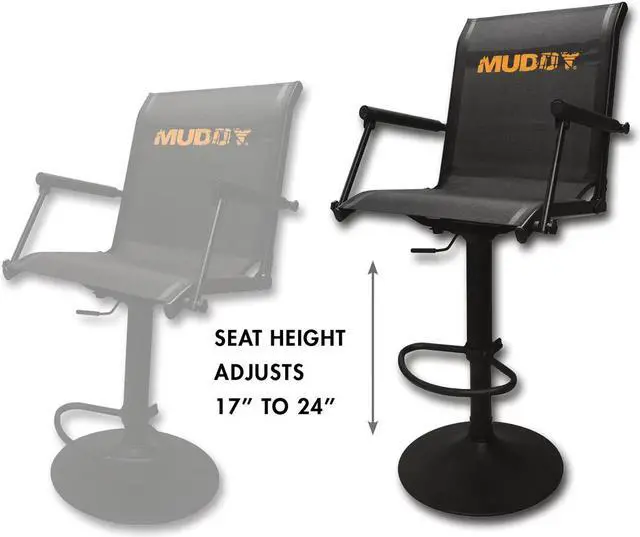 Main image of Muddy Swivel Xtreme Swivel Chair with Footrest