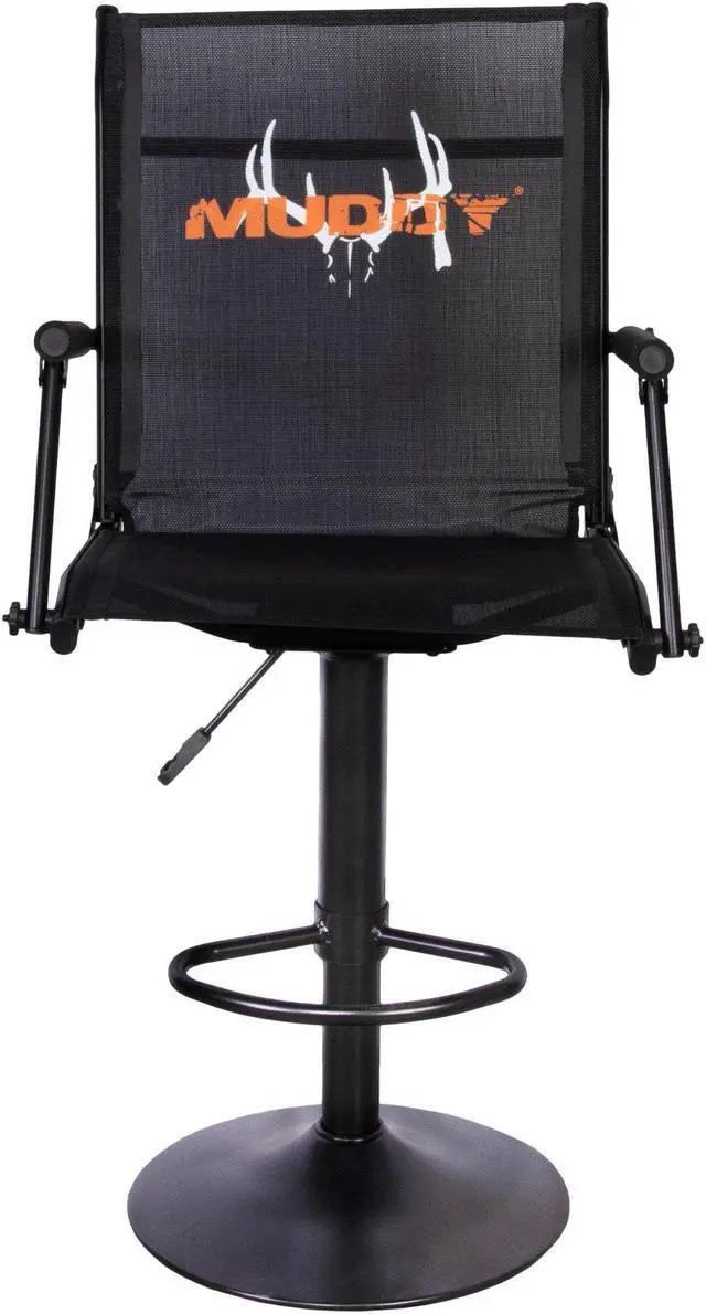 Alt view image 5 of 9 - Muddy Swivel Xtreme Swivel Chair with Footrest