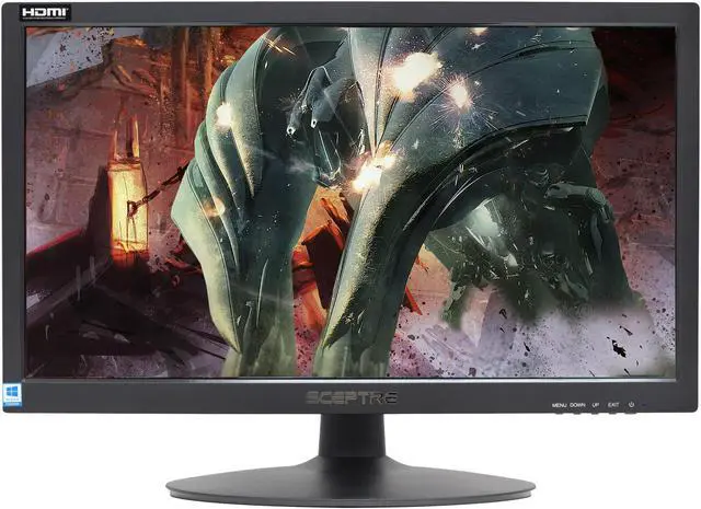 Main image of Sceptre 20" 1600x900 HDMI VGA 75hz 5ms LED Monitor (E205W-1600 Black)