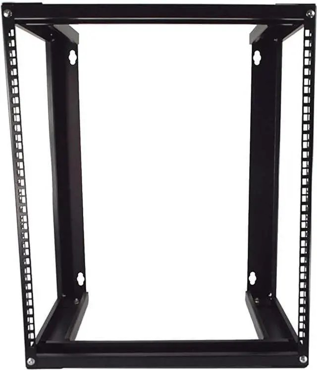 Alt view image 2 of 4 - CNAweb 19 Inch Open Frame 12U Wall Mount Network Rack Cabinet, 18 Inches Deep