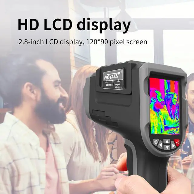 Alt view image 6 of 7 - NOYAFA Industrial Thermal Imaging Device Upgrade NF-521S 120 * 90 Higher Resolution Pixels,Thermal Imaging Camera with 2.8 inches Screen
