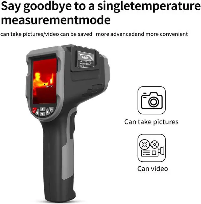 Alt view image 7 of 7 - NOYAFA Industrial Thermal Imaging Device Upgrade NF-521S 120 * 90 Higher Resolution Pixels,Thermal Imaging Camera with 2.8 inches Screen