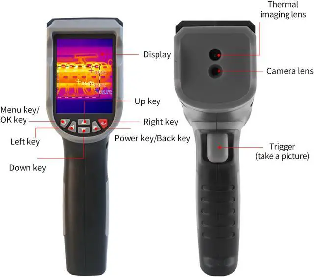 Alt view image 2 of 7 - NOYAFA Industrial Thermal Imaging Device Upgrade NF-521S 120 * 90 Higher Resolution Pixels,Thermal Imaging Camera with 2.8 inches Screen