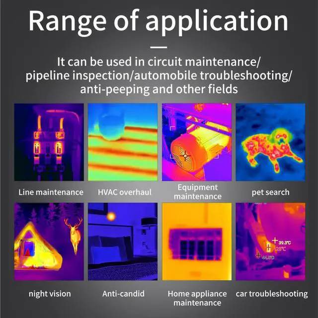 Alt view image 4 of 7 - NOYAFA Industrial Thermal Imaging Device Upgrade NF-521S 120 * 90 Higher Resolution Pixels,Thermal Imaging Camera with 2.8 inches Screen