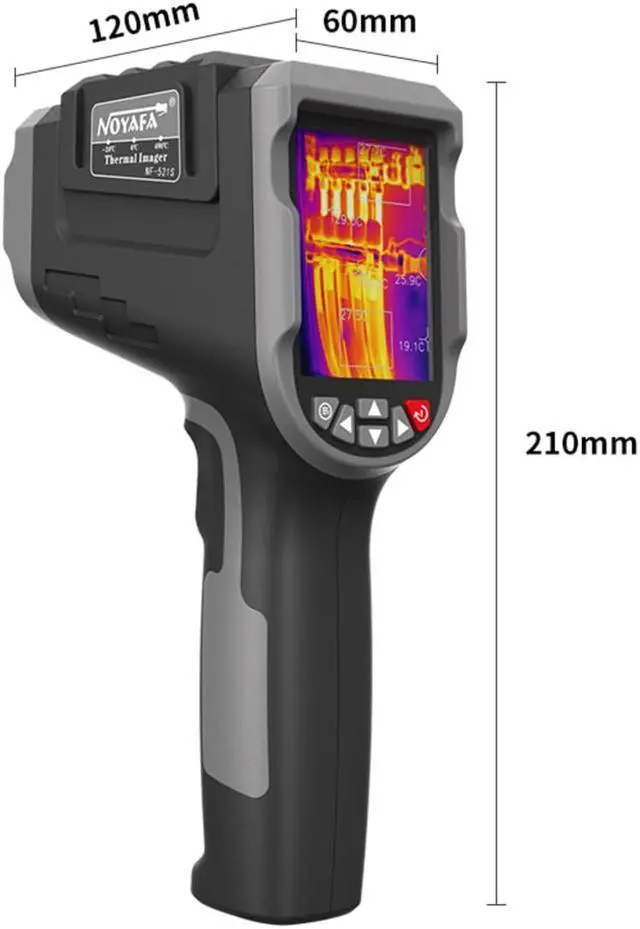 Alt view image 5 of 7 - NOYAFA Industrial Thermal Imaging Device Upgrade NF-521S 120 * 90 Higher Resolution Pixels,Thermal Imaging Camera with 2.8 inches Screen