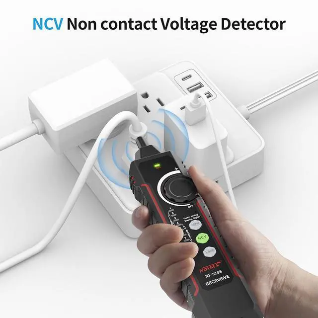 Alt view image 5 of 7 - Noyafa NF-918S Network Cable Tester with LCD Display and PoE Checker Optical Power Meter Visual Fault Locator for Home Improvement