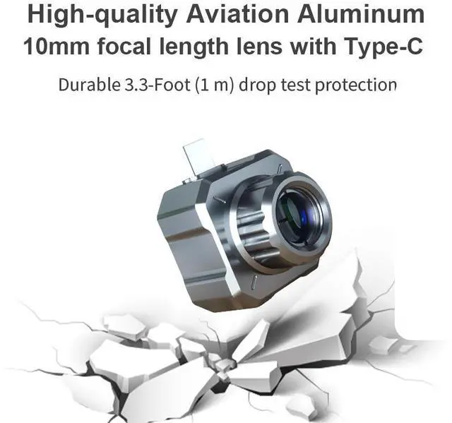 Alt view image 5 of 7 - NOYAFA Mobile thermal imager 256x192 Resolution Infrared Thermal Imager for Android Phone Inspection Repair bring Thermographic Camera Thermal Scope NF-588E