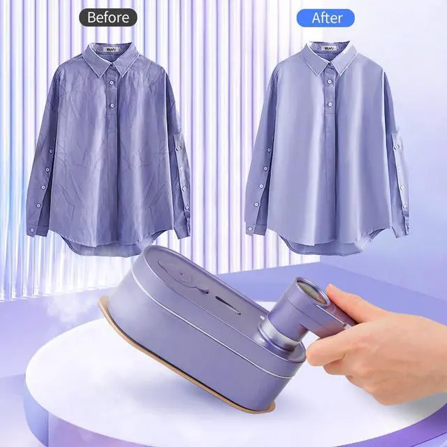Main image of NF-STEAM IRCN Portable Folding Handheld Steam Iron Mini Garment Steamer  for Clothes Wet and Dry Ironing Compact Travel and Home Use