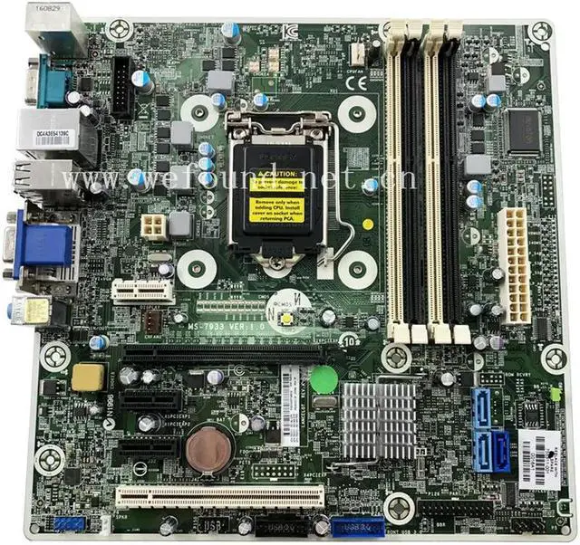 Alt view image 3 of 3 - Working Desktop Motherboard 490 478 G2  755311-001 754916-001 MS-7933 V1.0 Good