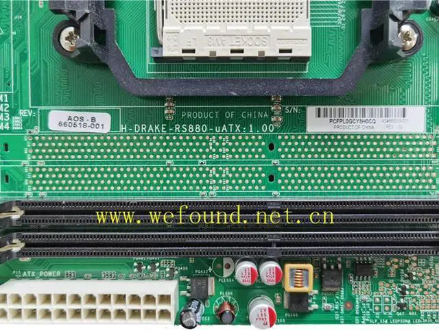 Alt view image 3 of 3 - Motherboard For PRO 3335 MT H-DRAKE-RS880-uATX AM3 660518-001 Good