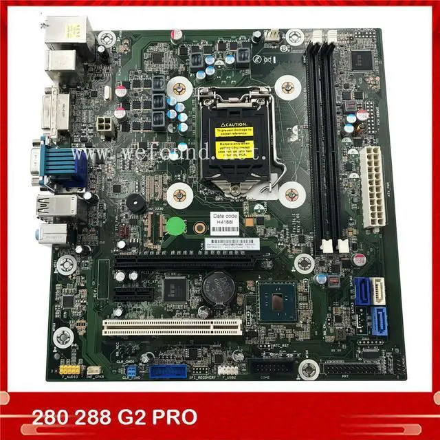Main image of Desktop Motherboard for 280 288 G2 PRO MT 911999-001 828984-003  H110 1151 FX-ISB-8X-1 REV:2.0 Good