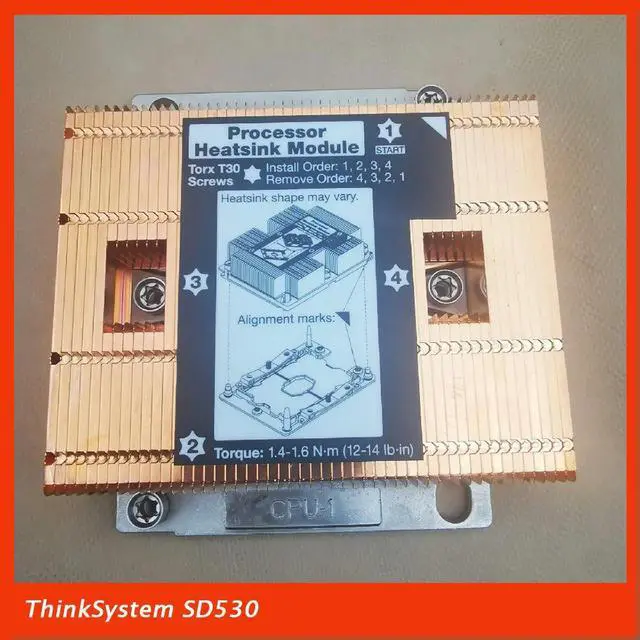 Main image of For ThinkSystem SD530 CPU Radiator All Copper LGA3647 XEON