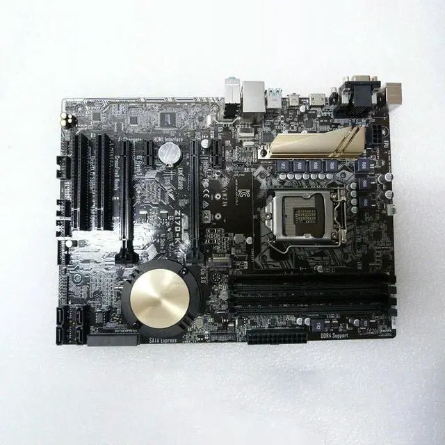 Alt view image 3 of 3 - Working Desktop Motherboard Z170-K DDR4 1151 Z170 Stand By i7 6700 6500 Good