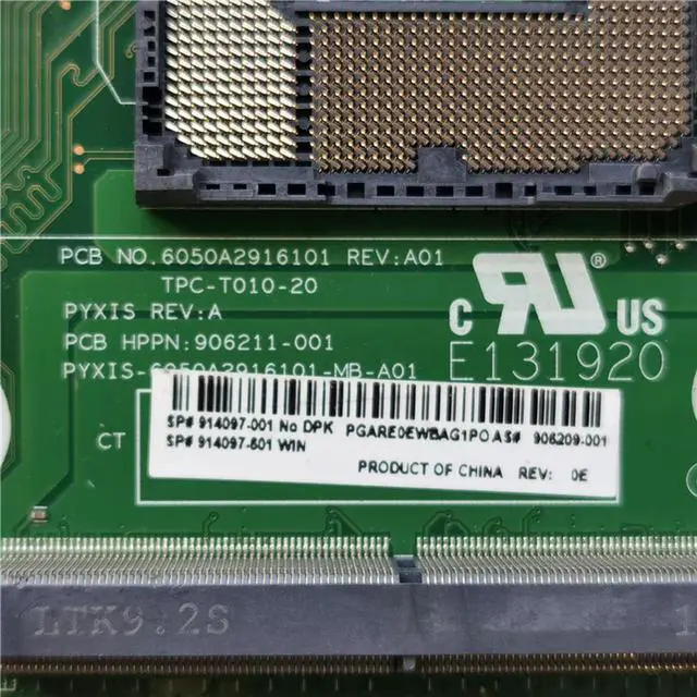 Alt view image 3 of 3 - Working  All-in-one Motherboard for ProOne 400 480 G3 914097-001 6050A2916101  Good