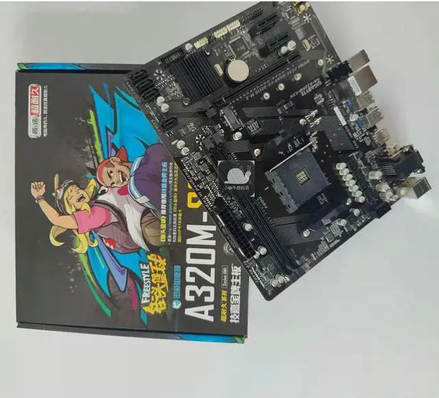 Alt view image 2 of 3 - For  Desktop Motherboard A320M S2H M-ATX A320 DDR4 M.2 USB3.1 STAT3.0 SSD 32G Channel Socket AM4
