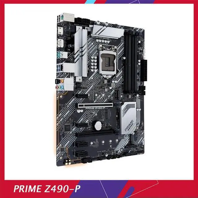 Main image of Working Desktop Motherboard PRIME Z490-P LGA 1200 Support I5-10600K DDR4 Good
