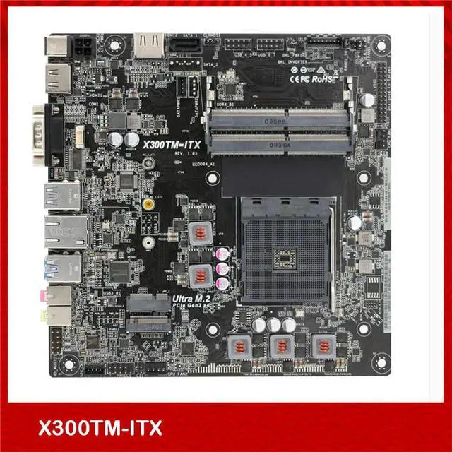 Main image of Desktop Motherboard For For X300TM-ITX AM4 DDR4 LGA 115X 64GB Fully Tested