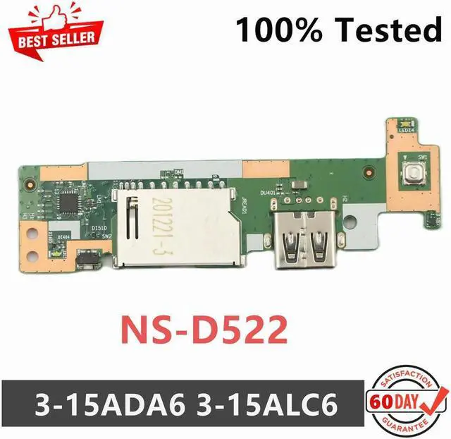 Main image of For 3-15ADA6 3-15ALC6 Laptop USB Switch Card Reader Board 5C50S25182 HS516 NS-D522