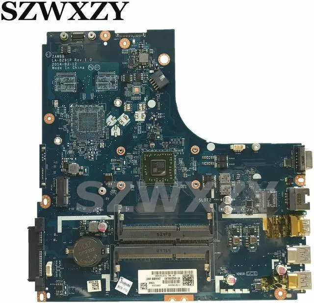 Main image of 5B20G37254 For B50-45 Laptop Motherboard ZAWBB LA-B291P A8-6410 CPU DDR3