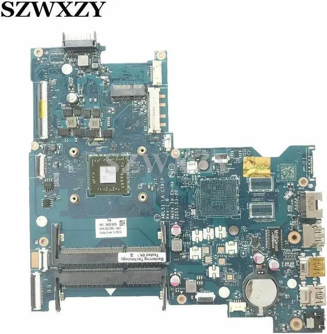 Main image of 827705-501 For 15-AF 15-AF131DX Series Laptop Motherboard with A6-5200 CPU ABL51 LA-C781P