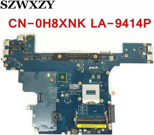 Main image of H8XNK For Latitude 6540 E6540 Laptop Motherboard EDP CN-0H8XNK LA-9414P