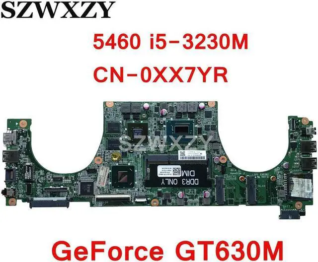 Main image of For Vostro 5460 14 inch Laptop Motherboard CN-0XX7YR 0XX7YR XX7YR DA0JW8MB6F0 i5-3230M GeForce GT630M GPU