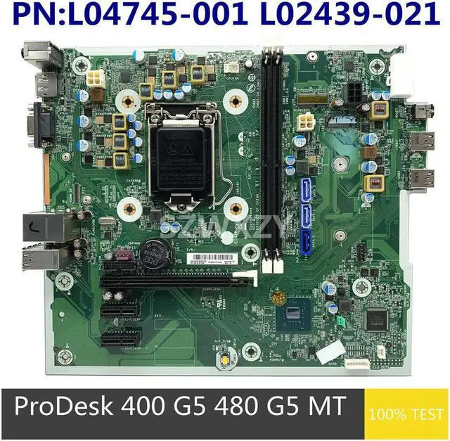for 400 480 G5 MT Motherboard L04745-001 L02439-021 L04745-601 HP SPS-BD SYS ProDesk 400 G5 MT Win - L04745-601