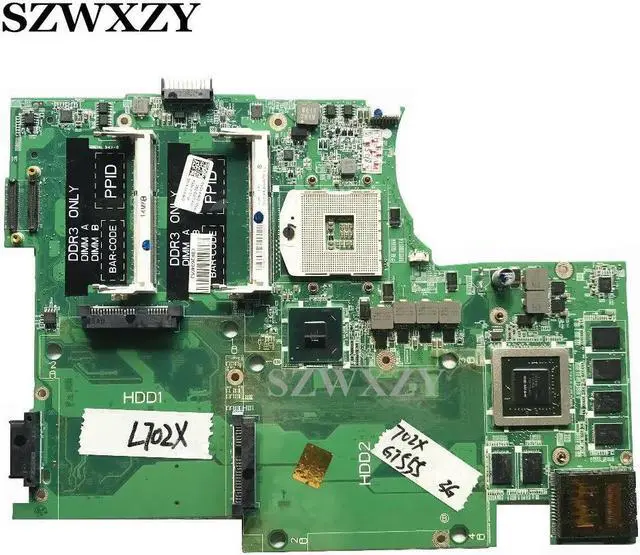 Main image of Laptop Motherboard For 17 L702X Series DAGM7MB1AE1 CN-0YW4W5 0YW4W5 YW4W5 HM67 GT555M