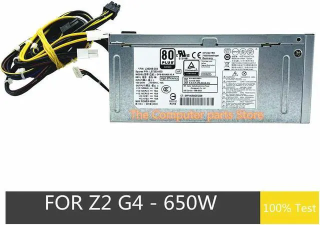 Main image of For Z2 G4 Workstation Power Supply L36049-003 L57253-003 DPS-650AB-30A 650W PSU 100% TEST