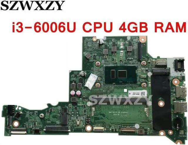 Main image of NBGNP1100A For Aspire A315 A315-51 Laptop Motherboard With SR2UW i3-6006U CPU 4GB RAM DA0ZAVMB8G0
