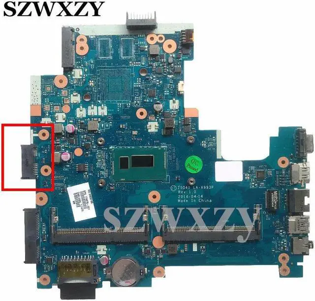 Main image of ZSO40 LA-A993P For 14-R 240 G3 14'' Laptop Motherboard 779078-001 779078-501 779078-601 i3-4030U CPU