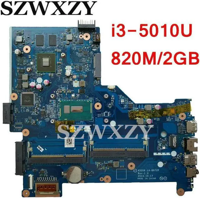 Main image of For Pavillion 15-R 250 G3 Laptop Motherboard 802302-001 802302-601 ASO56 LA-B972P i3-5010 CPU 820M/2GB GPU