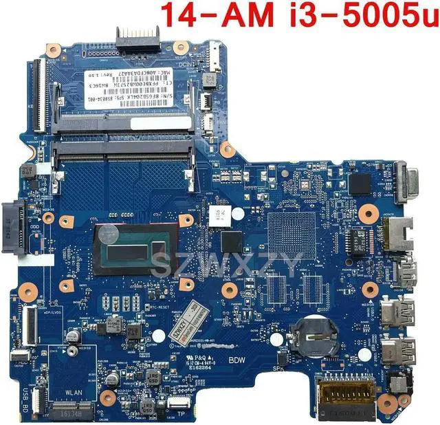 Main image of For 14-AM Series Laptop Motherboard 858034-601 858034-001 6050A2823101-MB-A01 With i3-5005U CPU DDR3