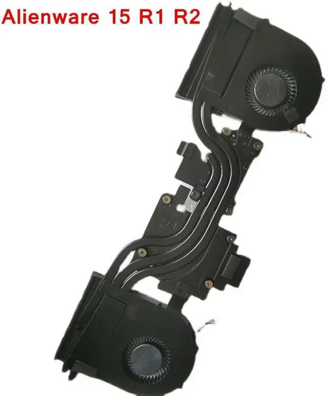 Main image of For 15 R1 R2 CPU GPU Cooling Dual Fan Heatsink AT1G2002FC0 0Y5VGY Y5VGY
