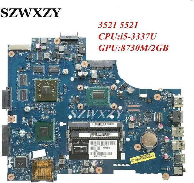 Main image of For 3521 5521 Laptop Motherboard VAW01 LA-9101P REV:1.0 i5-3337U CPU HD8730M/2GB CN-0P14T7 0P14T7 P14T7