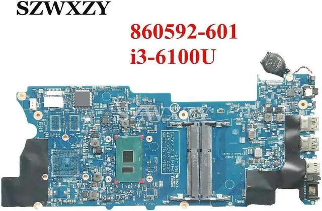 Main image of 860592-601 448.06203.0021 For X360 15-W 15-BK Laptop Motherboard w/SR2EU i3-6100U