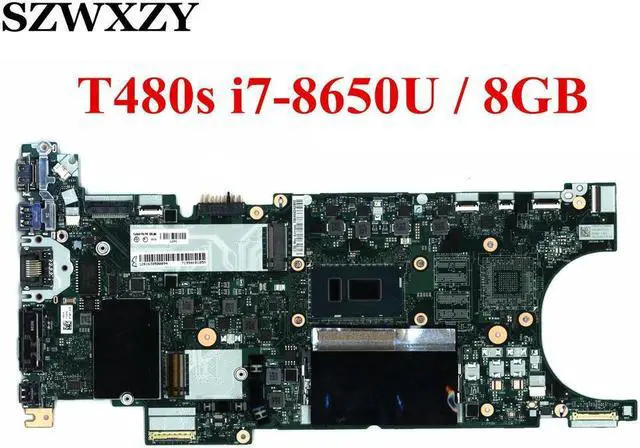 Main image of For T480S Laptop Motherboard NM-B471 FRU 01LV616 02HL854 02HL858 i7-8650U CPU 8G RAM