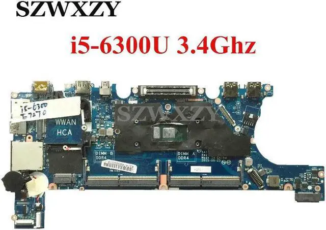 Main image of For Latitude E7270 Laptop Motherboard i5-6300U 2.4 GHz Processor AAZ50 LA-C451P CN-0H7Y7K 0H7Y7K H7Y7K