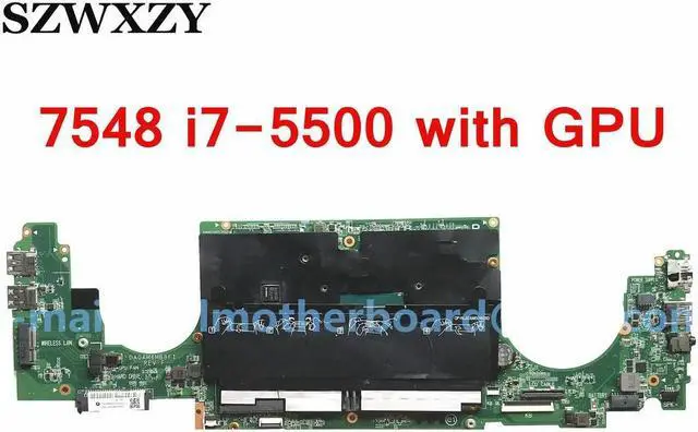 Main image of For Inspiron 7548 Laptop Motherboard With SR23W I7-5500U CN-0N9YM9 N9YM9 DA0AM6MB8F1 DDR3L With R7 M265 GPU