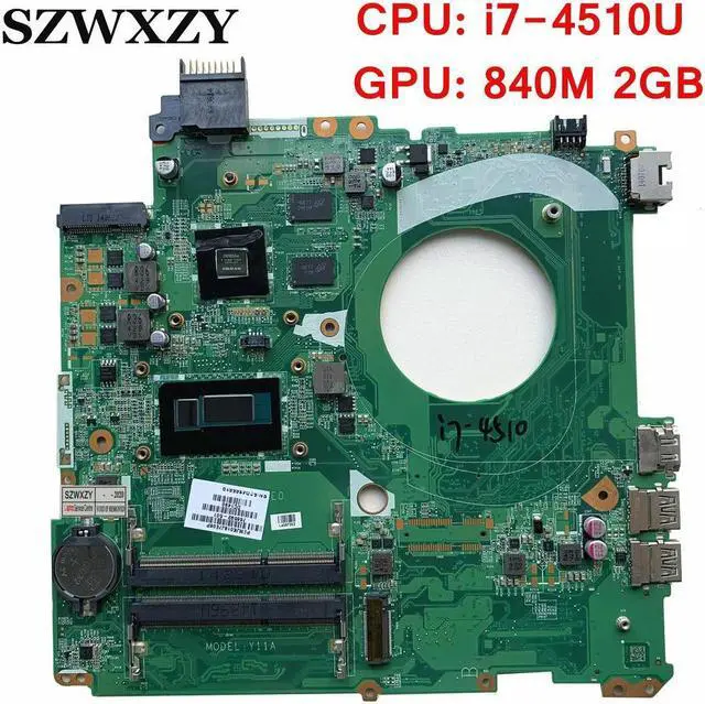 Main image of For 15-P 15-K Laptop Motherboard 766592-601 766592-501 766592-001 With i7-4510U CPU 840M 2GB GPU DAY11AMB6E0